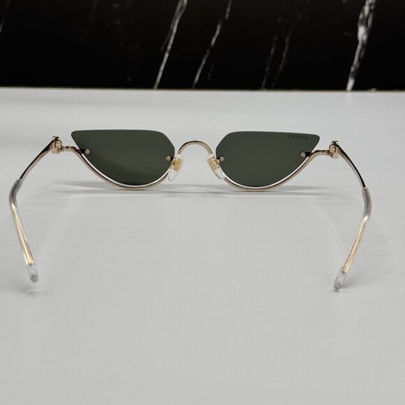 NEW GUCCI SUNGLASSES GOLD WOMEN CAT EYE EYEWEAR GUCCI GG1603S 001 main image 5